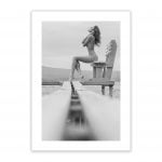 beauty on a bench nude erotic wall art prints posters 1