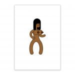 chocolate milkshake nude erotic wall art prints posters 1