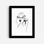 sub a4 portrait kink bdsm wall art bdsm archetypes 2