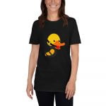 April Duck Duck Goose Kink Unisex T-Shirt (Black) - Image 3