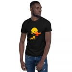 April Duck Duck Goose Kink Unisex T-Shirt (Black) - Image 5
