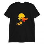 April Duck Duck Goose Kink Unisex T-Shirt (Black) - Image 6