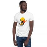 April - Duck Duck Goose Kink Unisex T-Shirt (White) - Image 5