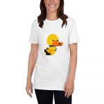 Scrooge - Duck Duck Goose Kink Unisex T-Shirt (White) - Image 3