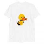 Scrooge - Duck Duck Goose Kink Unisex T-Shirt (White) - Image 4