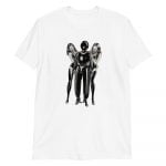 Social Bubble - Born in Black Kink Unisex T-Shirt (White) - Image 5