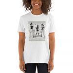 Mirror Mirror - Born in Black Kink Unisex T-Shirt (White) - Image 2