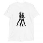 Black Crown - Born in Black Kink Unisex T-Shirt (White) - Image 4