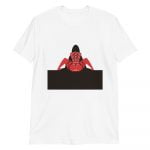Contemplate - Shibari Kink Unisex T-Shirt (White) - Image 4