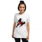 Power - Shibari Kink Unisex T-Shirt (White) - Image 4