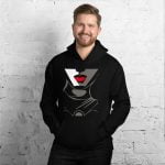 Miho - Sin City Kink Unisex Hoodie (Black) - Image 3