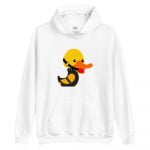 April Duck Duck Goose Kink Unisex Hoodie (White)