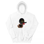 Daffy - Duck Duck Goose Kink Unisex Hoodie (White) - Image 2