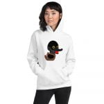Daffy - Duck Duck Goose Kink Unisex Hoodie (White) - Image 4
