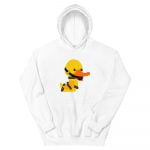 Fenton - Duck Duck Goose Kink Unisex Hoodie (White) - Image 2