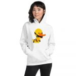 Fenton - Duck Duck Goose Kink Unisex Hoodie (White) - Image 4