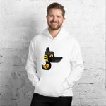 Grimitz - Duck Duck Goose Kink Unisex Hoodie (White) - Image 4