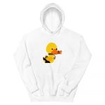 Scrooge - Duck Duck Goose Kink Unisex Hoodie (White) - Image 2