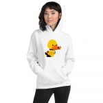 Scrooge - Duck Duck Goose Kink Unisex Hoodie (White) - Image 4