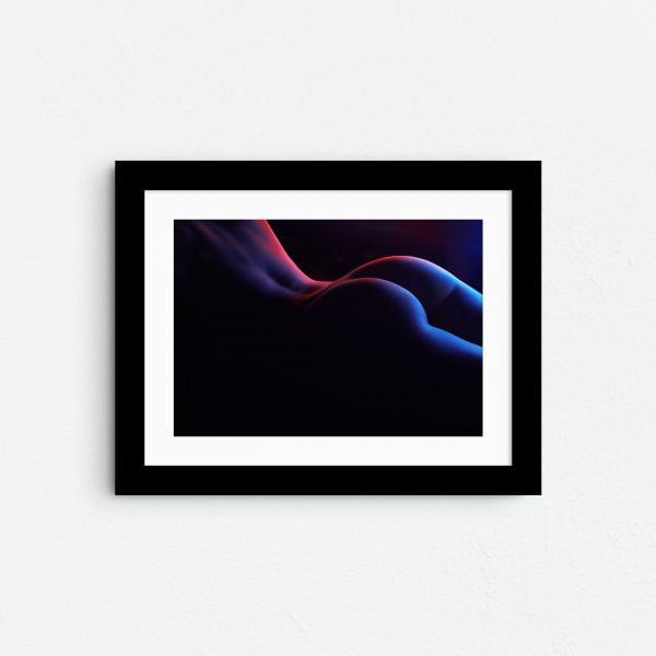 a touch of blue nude erotic wall art prints framed landscape