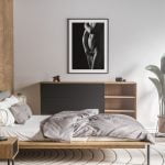 a touch of modesty nude erotic wall art prints posters vertical 1