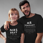 filthy adult bdsm t shirt personalised couple product