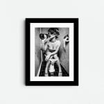 fuck it nude erotic wall art prints framed portrait