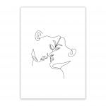 his embrace nude erotic wall art prints posters