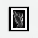 hugo nude erotic wall art prints framed portrait