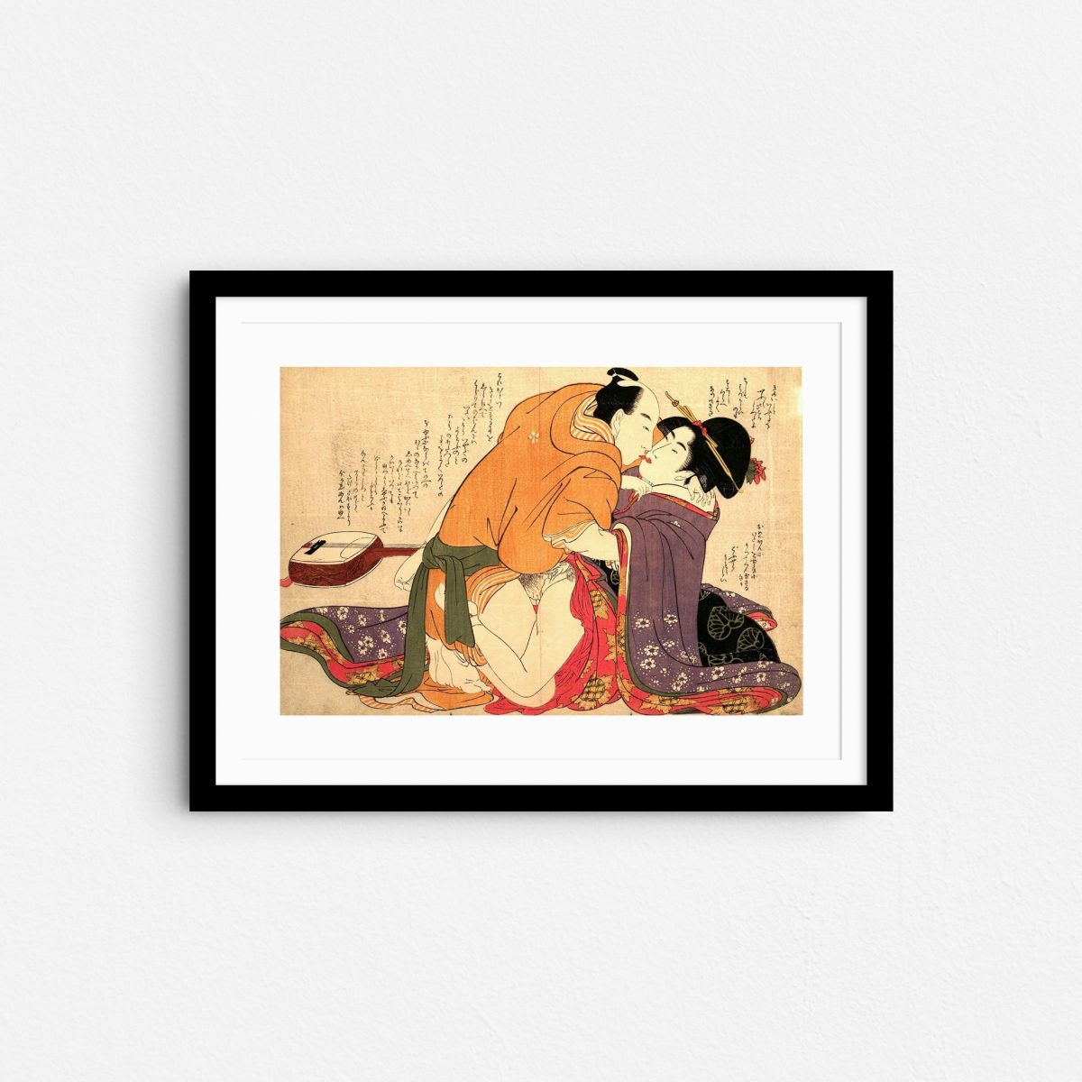 serenade-embrace-shunga-japanese-erotica-art-prints-frame