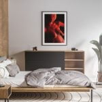 she glows nude erotic wall art prints posters vertical 1