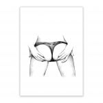 spread nude erotic wall art prints posters