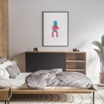 strawberry milkshake nude erotic wall art prints posters vertical 1