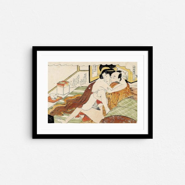 summers-day-shunga-japanese-erotica-art-prints-frame