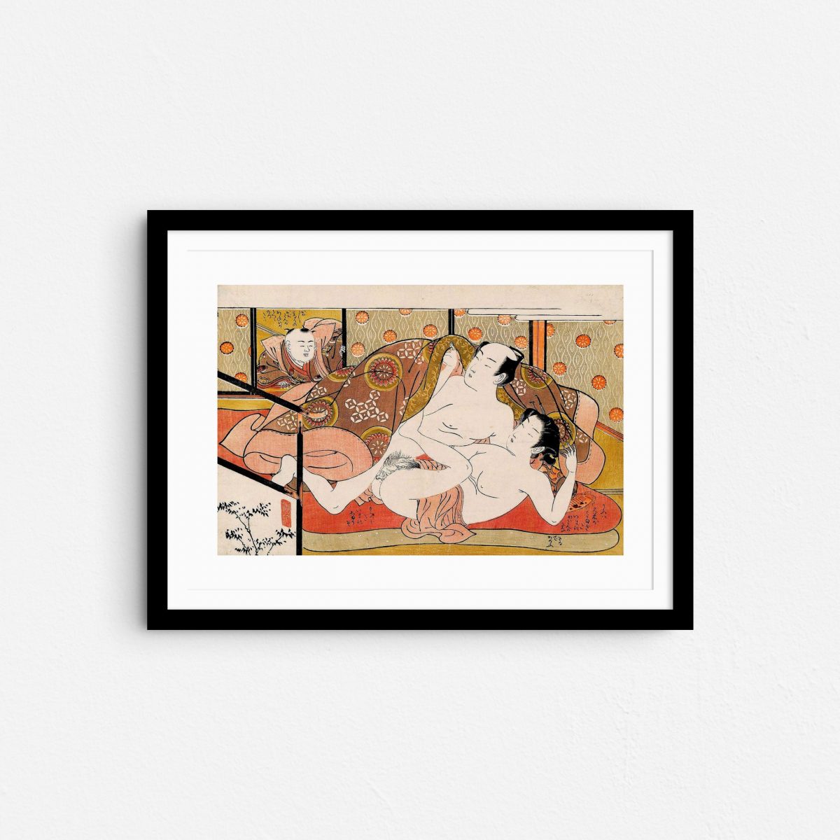 the-watcher-shunga-japanese-erotica-art-prints-frame