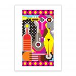 triangle nude erotic wall art prints posters