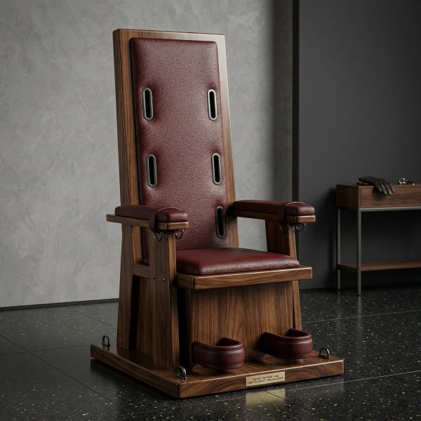 High Back Restraint Chair BDSM Furniture Filthy Adult