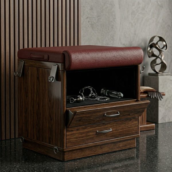 Padded Bondage Ottoman BDSM Furniture Filthy Adult