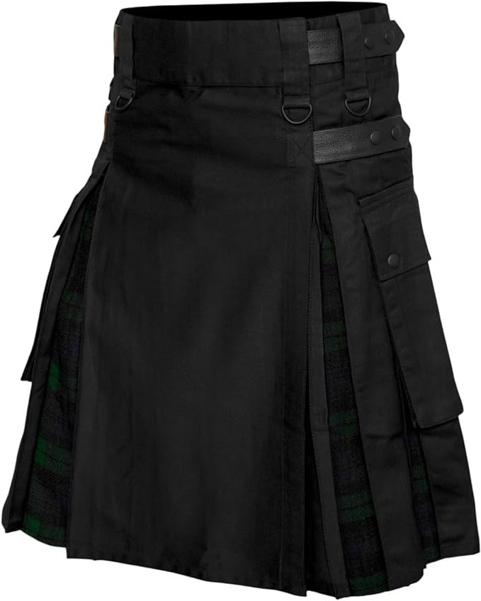 Black BDSM Kilt