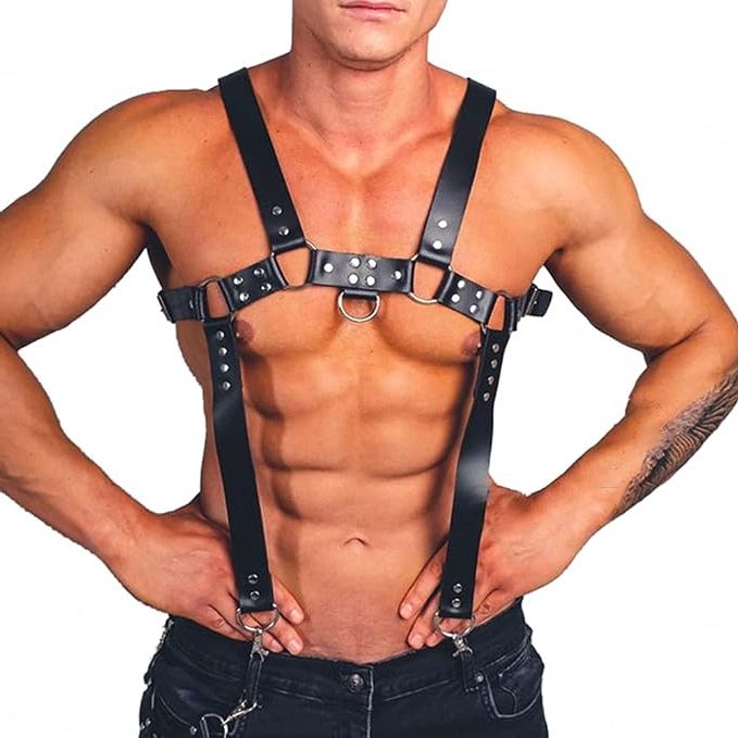Mens Beautiful Upper Body Harness