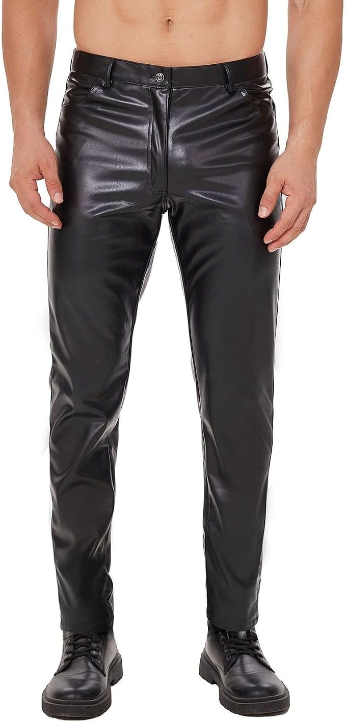 Mens Leather Trousers