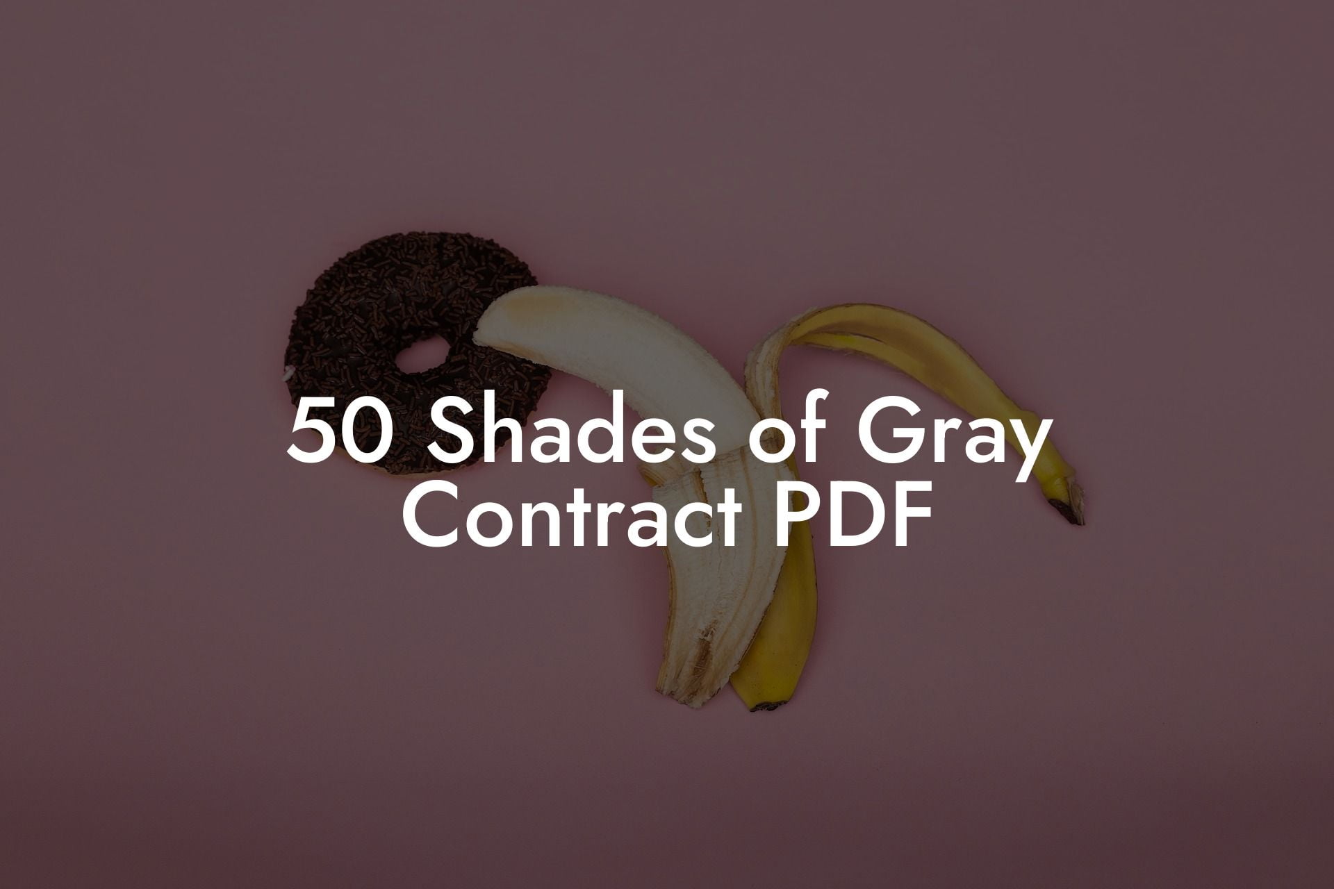 50 Shades of Gray Contract PDF