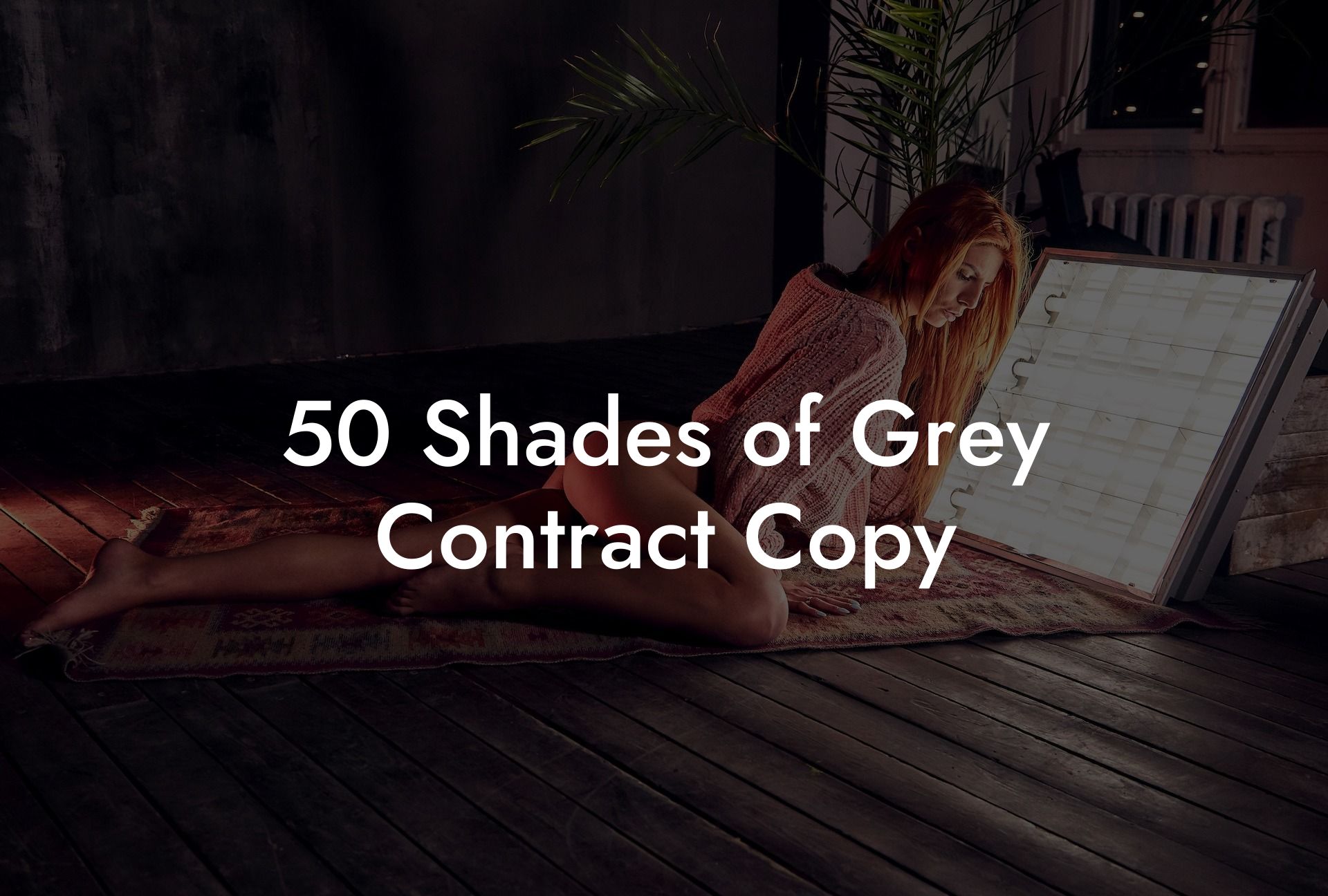 50 Shades of Grey Contract Copy