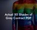 Actual 50 Shades of Grey Contract PDF
