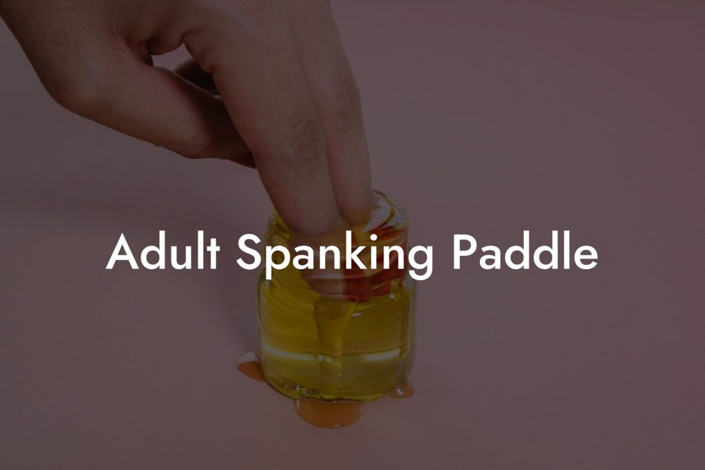 Adult Spanking Paddle