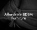 Affordable BDSM Furniture