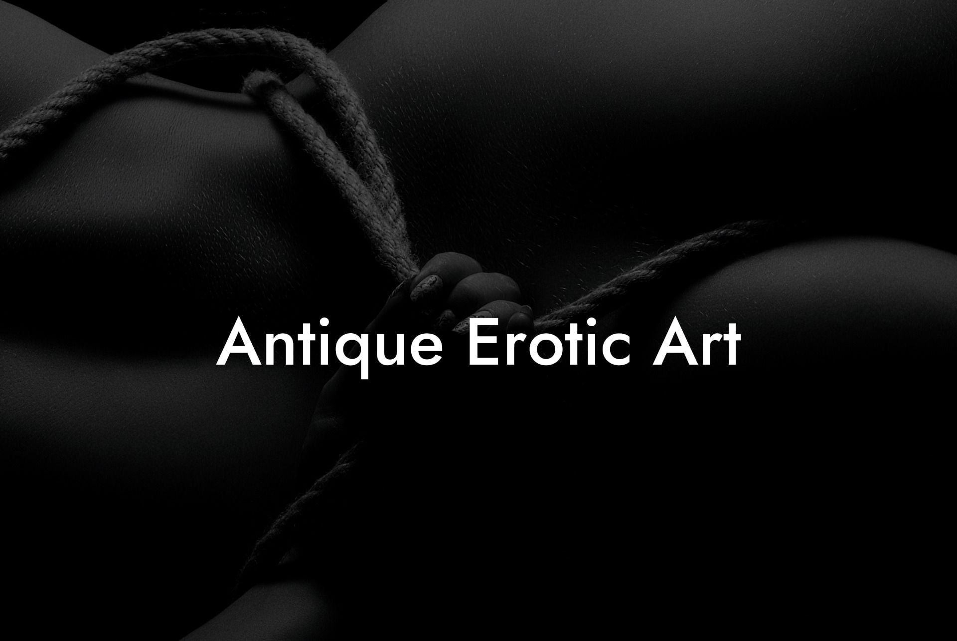 Antique Erotic Art