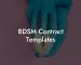 BDSM Contract Templates