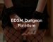 BDSM Dungeon Furniture