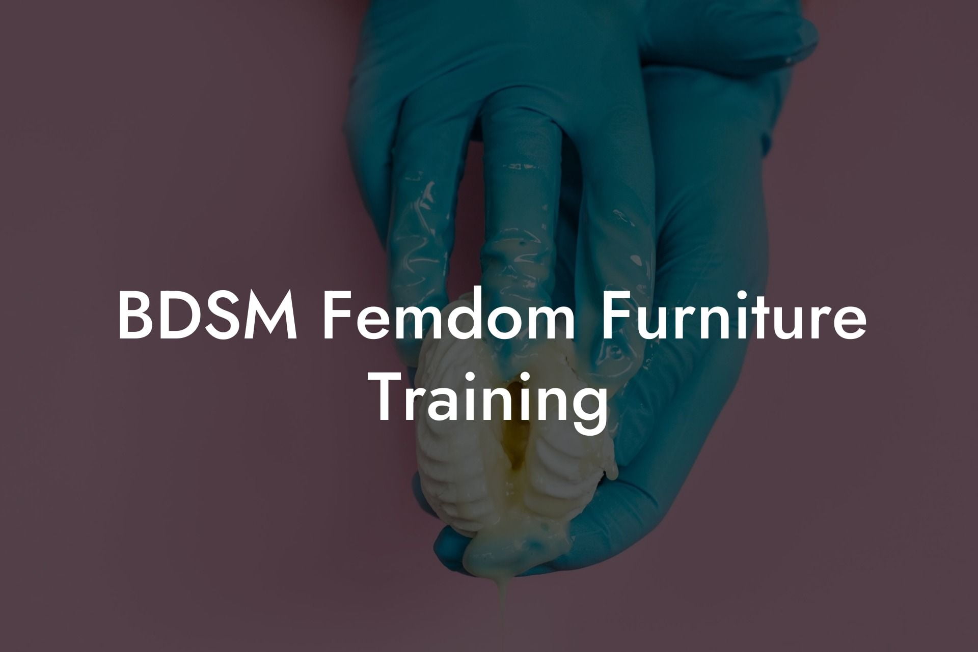 BDSM Femdom Furniture Training